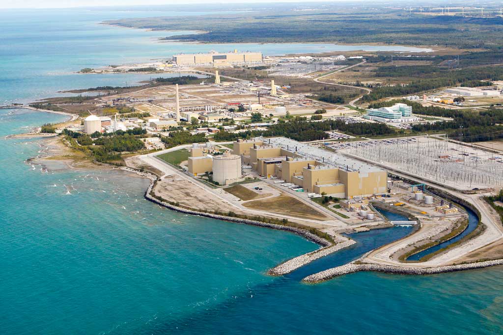 A Canadian Power Plant, Bruce Power Plant developing SMR research.